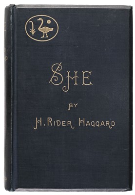 Lot 591 - Haggard (H. Rider). She, 1st edition, 1887