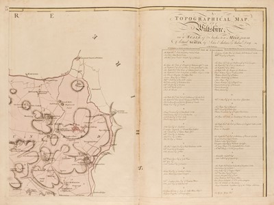 Lot 136 - Wiltshire (Andrews John & Dury Andrew) Wiltshire..., 1773