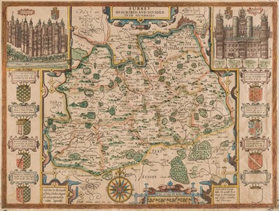 Lot 132 - Surrey. Speed (John), Surrey Described and Divided into Hundreds, circa 1627