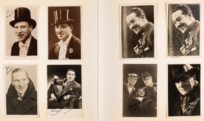 Lot 165 - Film & entertainment. A pair of albums containing approx. 170 signed photographs, c. 1930s/1950s