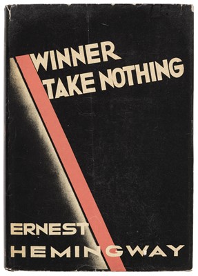 Lot 604 - Hemingway (Ernest). Winner Take Nothing, 1st edition, 1933