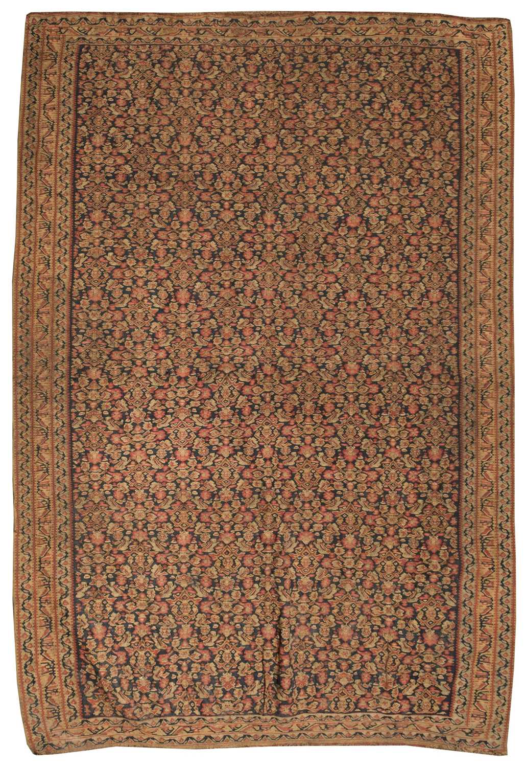 Lot 451 - Kilim. A woven wool kilim, probably Persian, late 19th century/early 20th century