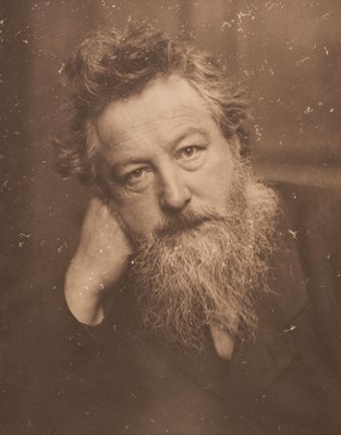 Lot 51 - Hollyer (Frederick, 1837-1933). William Morris, c. 1884, platinum print