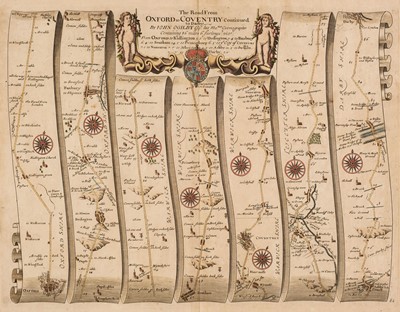 Lot 115 - Ogilby (John). The Road from Oxford to Coventry continued to Darby [1675 or later]