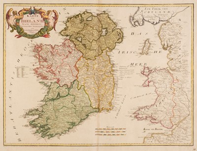 Lot 106 - Ireland. Von Reilly (Franz), Karte von Ireland nach Jefferys Neu Verzeichnet, circa 1795