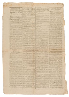Lot 316 - United States Constitution. The General Evening Post (London), nos. 8416 & 8417, 1787