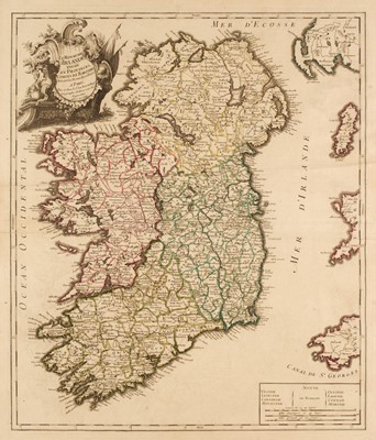 Lot 102 - Ireland. Le Rouge (George), Le Royaume D'Irlande Divise en Provinces, Comtes et Baronies, circa 1745