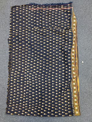 Lot 412 - Asian. A collection of embroidered and woven textiles, 19th-early 20th century