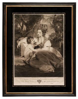 Lot 170 - Reynolds (Sir Joshua). Four Mezzotint Portraits, late 18th-century