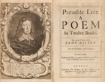 Lot 200 - Milton (John). Paradise Lost. A Poem in Twelve Books, 6th edition, 1695 and 2 other works bound-in