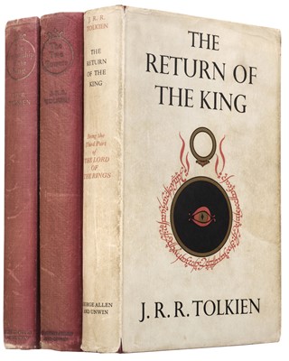 Lot 740 - Tolkien (J. R. R.) The Lord of the Rings, 3 volumes, 1st edition, 1954-55