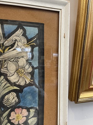 Lot 255 - Hillman (David, 1894-1974). Stained Glass Design, watercolour on paper