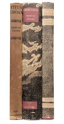 Lot 691 - Peake (Mervyn). Gormenghast trilogy, 1st editions 1946-59