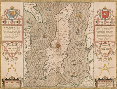 Lot 107 - Isle of Man. Speed (John), The Isle of Man, Henry Overton, circa 1710