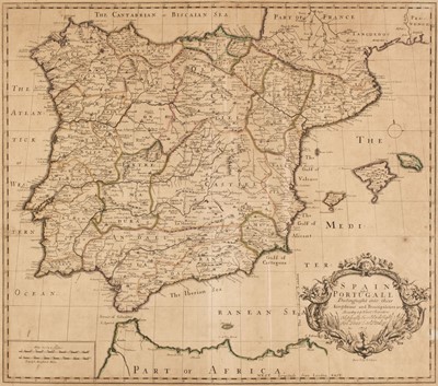 Lot 128 - Spain & Gibraltar. Senex (John), Spain and Portugall..., 1719