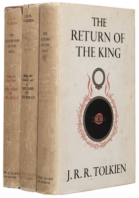 Lot 737 - Tolkien (J. R. R.) Lord of the Rings, 3 volumes, 1960-61