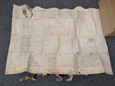 Lot 276 - James II. Exemplification of Common Recovery, c. 1685