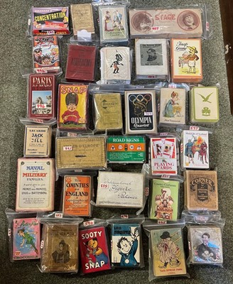 Lot 387 - Card Games. A collection of 186 decks of card games, circa 1875-1993