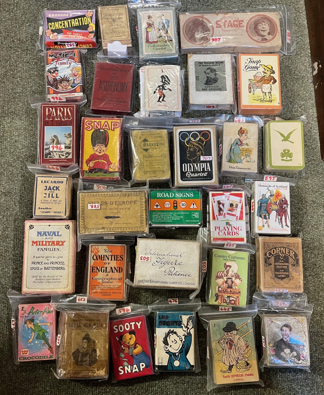 Lot 387 - Card Games. A collection of 186 decks of