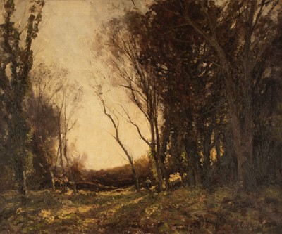 Lot 176 - Barlow (John Noble, 1861-1917). October Morning, Cornwall, oil on canvas