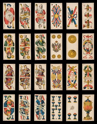 Lot 382 - Austrian playing cards. Venetian pattern, Glanz, circa 1865, & 19 others