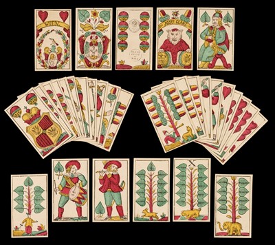 Lot 409 - Playing cards. Bohemian (Prager) pattern, Vienna, Austria: Josef Glanz, circa 1870, & 77 others