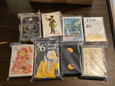 Lot 398 - French playing cards. Cartes à Rire, Jeu des Journaux, circa 1819, & 123 others, French & German