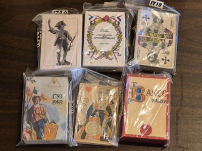 Lot 398 - French playing cards. Cartes à Rire, Jeu des Journaux, circa 1819, & 123 others, French & German