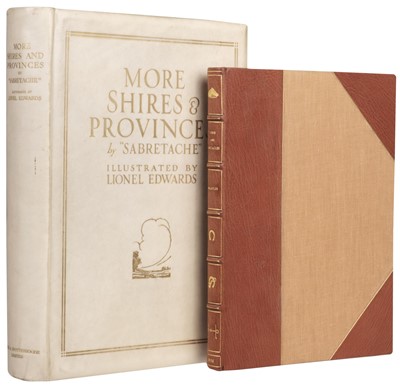 Lot 55 - Edwards (Lionel, illustrator). "More Shires & Provinces" by "Sabretache", 1928