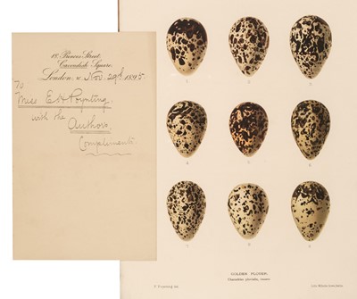 Lot 64 - Poynting (Frank). Eggs of British Birds..., Limicolae, parts 1-4, 1895-96