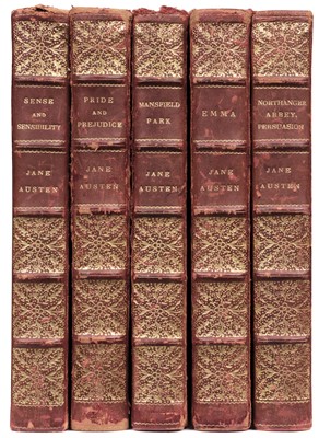 Lot 536 - Austen (Jane). Janes Austen's Works, 5 volumes, circa 1900