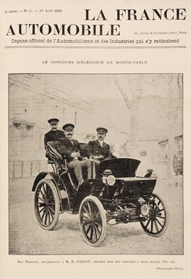 Lot 271 - La France Automobile. Two volumes in three, 1899 - 1900