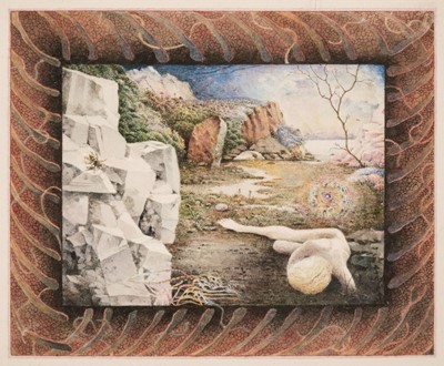 Lot 298 - Bates (Robert, 1943-). Bates (Robert, 1943-). Landscape, 1983, and two other works