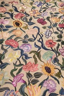 Lot 624 - Morrell (Ottoline, 1873-1938). A large panel embroidered by Lady Ottoline Morrell, circa 1915/16