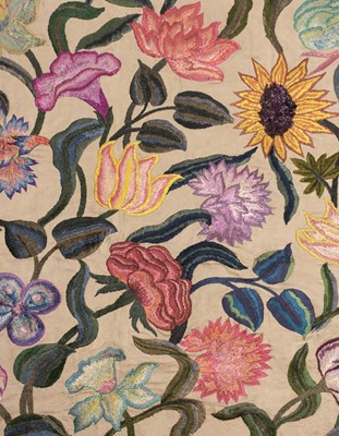 Lot 624 - Morrell (Ottoline, 1873-1938). A large panel embroidered by Lady Ottoline Morrell, circa 1915/16