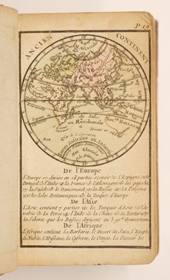 Lot 11 - Denis (Louis). Geographie des Dames ou Almanach Geographique Historique..., 1762