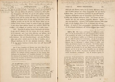 Lot 590 - Grenfell (Julian, 1888-1915). Autograph Annotated Copy of The Ethics of Aristotle...