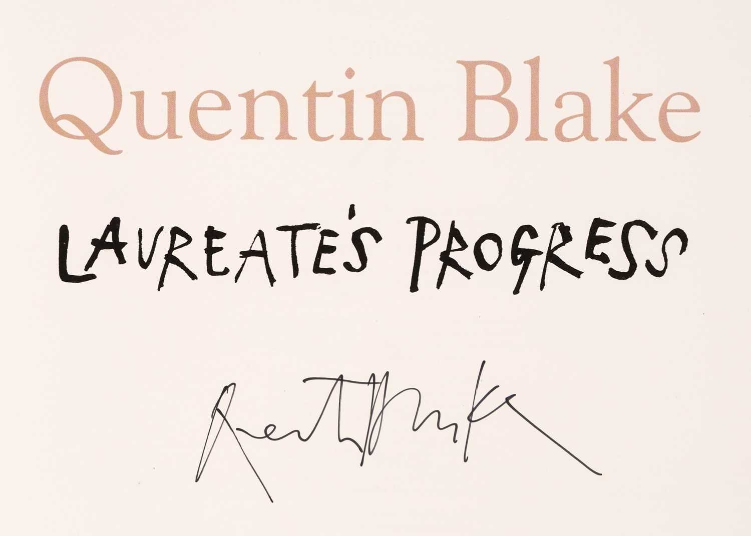Lot 550 - Blake (Quentin). Laureate's Progress, special edition, London: Chris Beetles, 2002
