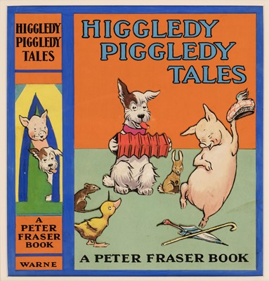 Lot 491 - Fraser (Peter, 1888-1950). Original cover artwork for Higgledy Piggledy Tales, circa 1935