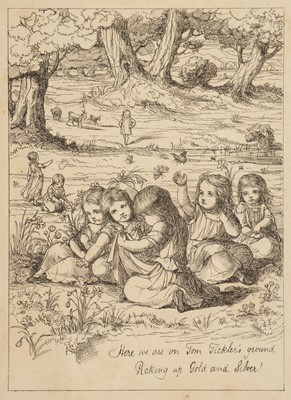 Lot 473 - Boyle (Eleanor Vere, 1825-1916). Six original illustrations to Child's Play, circa 1852