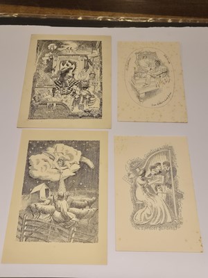 Lot 721 - Spencer (Gilbert, 1892-1979). A group of five Christmas cards, circa 1930-1935..., and others