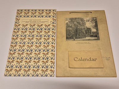 Lot 721 - Spencer (Gilbert, 1892-1979). A group of five Christmas cards, circa 1930-1935..., and others