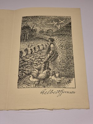 Lot 721 - Spencer (Gilbert, 1892-1979). A group of five Christmas cards, circa 1930-1935..., and others