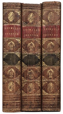 Lot 253 - Boswell (James). The Life of Samuel Johnson, 3 volumes, 1st Dublin edition, 1792