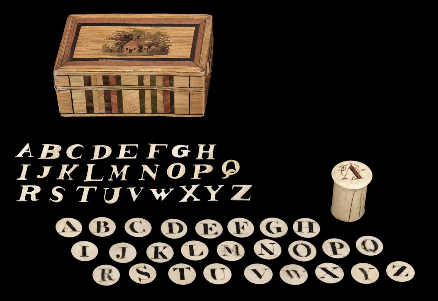 Early Man Lettering Lot 361 - Alphabet. A set of alphabet letters, early