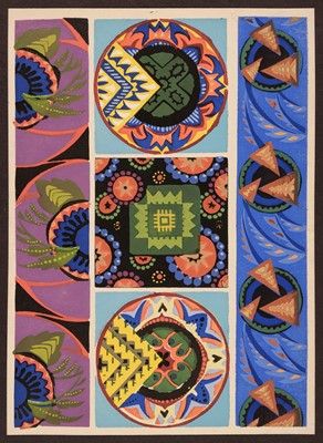 Lot 242 - Art Deco. Kunstgewerbliche Schmuckformen für die Fläche..., circa 1920