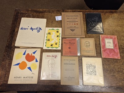 Lot 244 - Barr (Alfred H., Jr.). Matisse, His Art and His Public, 1951..., and others