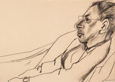 Lot 269 - De Francia (Peter Laurent, 1921-2012). Portrait of Sir Eric Hobsbawm, 1963