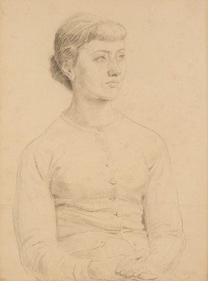 Lot 234 - Wylde (Geoffrey, 1903-1972). Two pencil study portraits, circa 1936