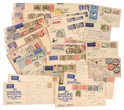 Lot 150 - Airmail. Australian Airmails, 1925-38